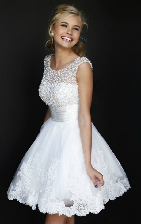 Robe blanche mariage courte