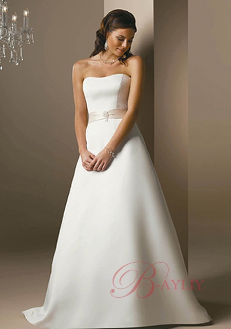 Robe blanche mariage simple