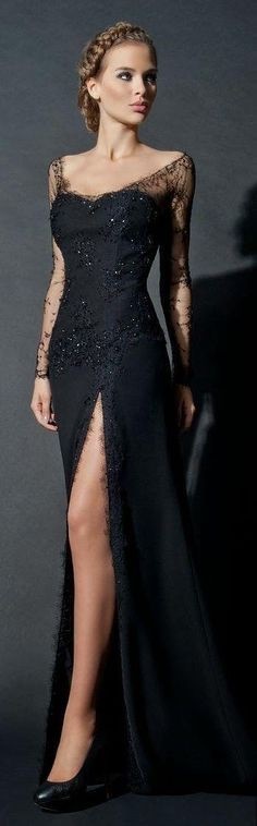 Robe de fete noir