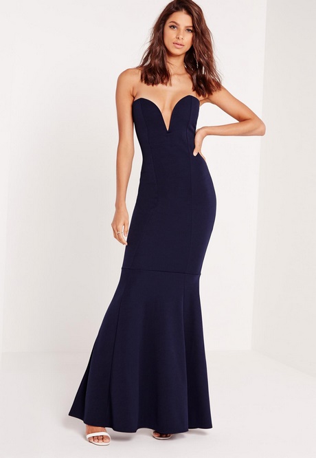 Robe longue bleu pour mariage