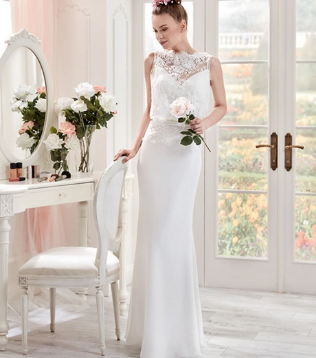 Robe longue mariage civil