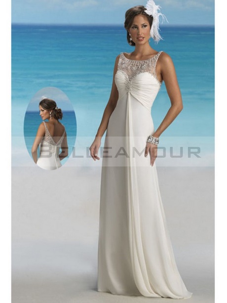 Robe longue mariage civil