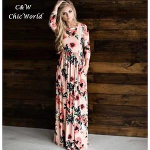 Robe longue printemps ete 2018