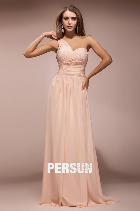 Robe longue rose mariage