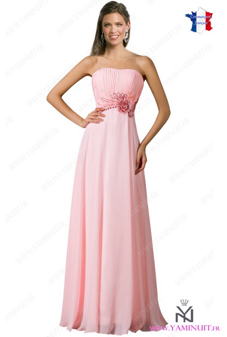 Robe longue rose pale mariage