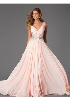 Robe longue rose pale mariage