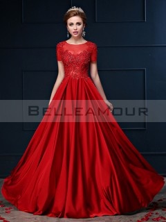 Robe longue rouge mariage