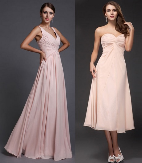 Robe pour mariage rose pale