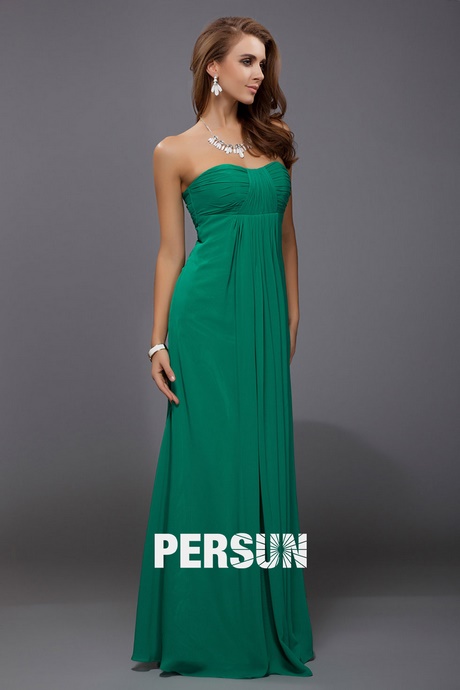 Robe pour mariage verte