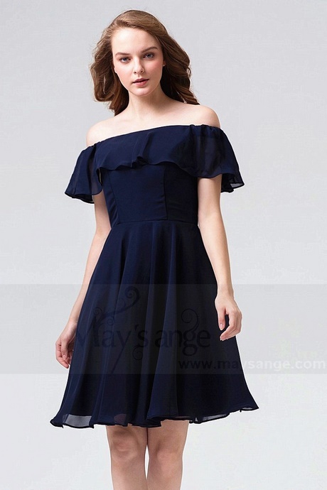 Robe pour un mariage bleu