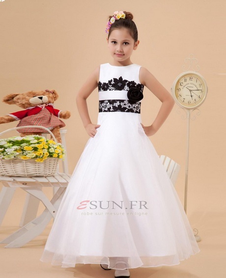 Robe princesse fille blanche