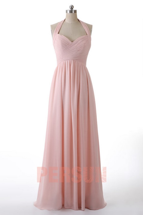 Robe rose longue pour mariage