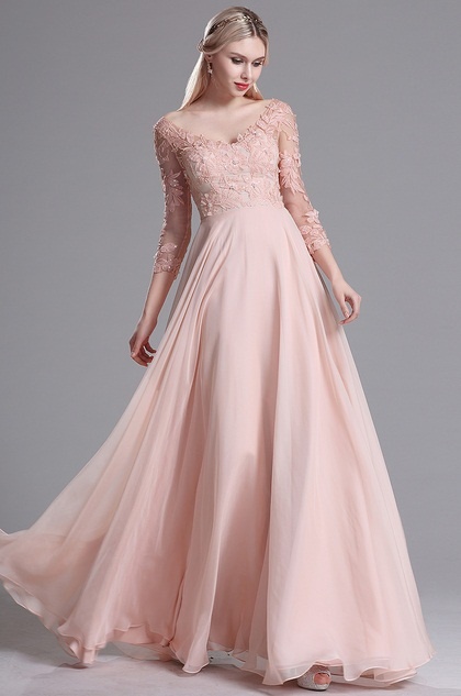 Robe rose pale mariage