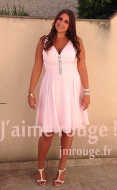 Robe rose pour mariage