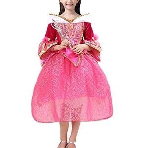 Robe rose princesse fille