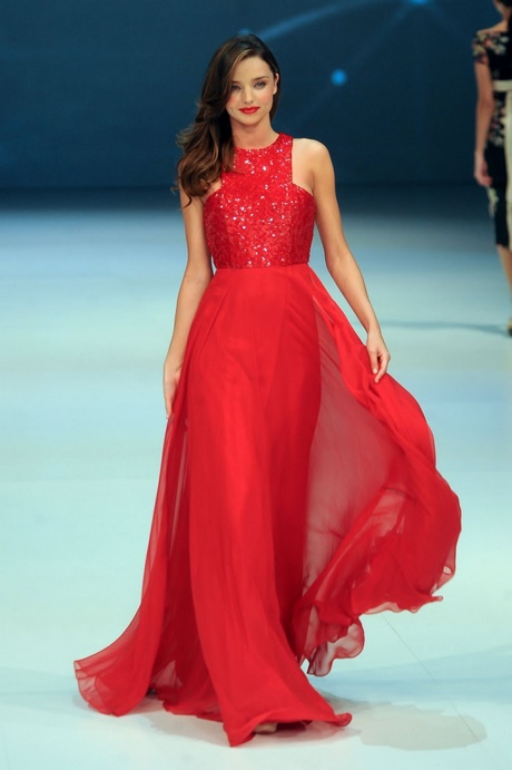 Robe rouge longue pour mariage