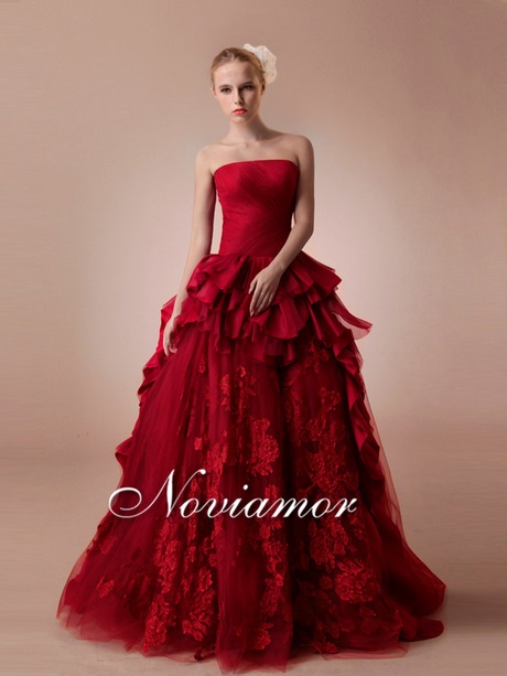 Robe rouge pour mariage