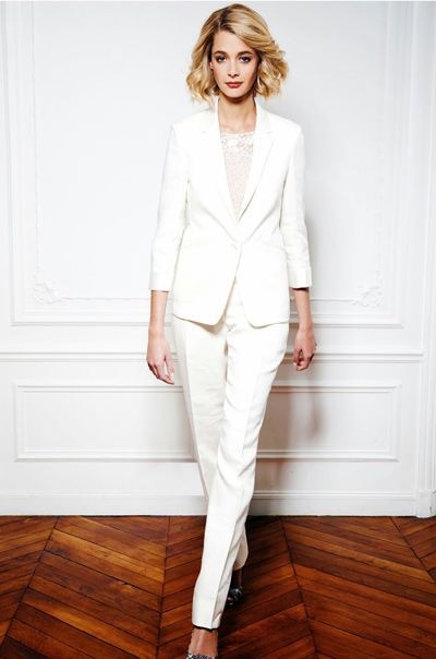 Tailleur femme mariage civil