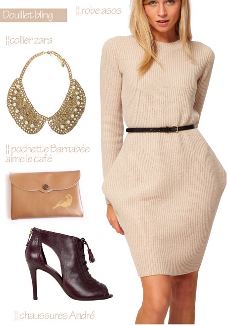 Tenue mariage civil femme hiver