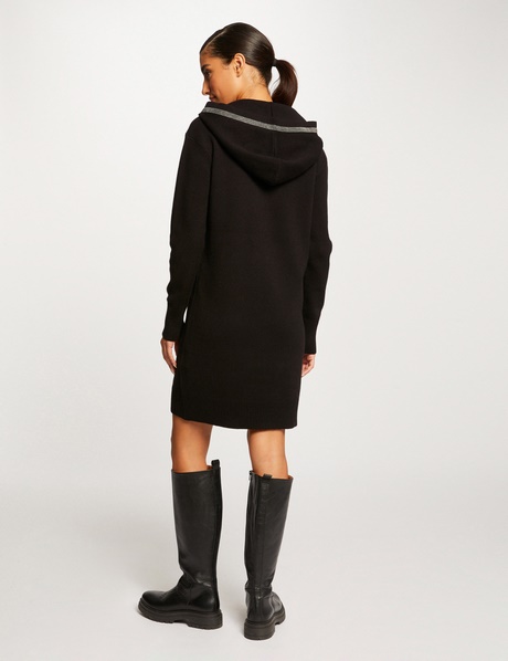 Robe pull capuche femme