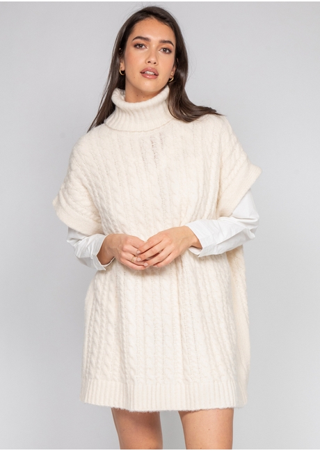 Robe pull femme maille