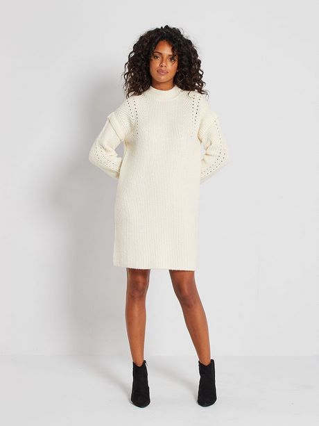 Robe pull femme maille