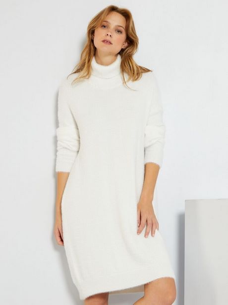 Robe pull femme maille