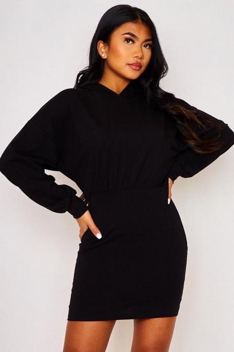 Robe sweat noir