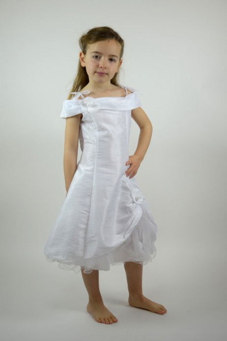 Robe ceremonie fille blanche