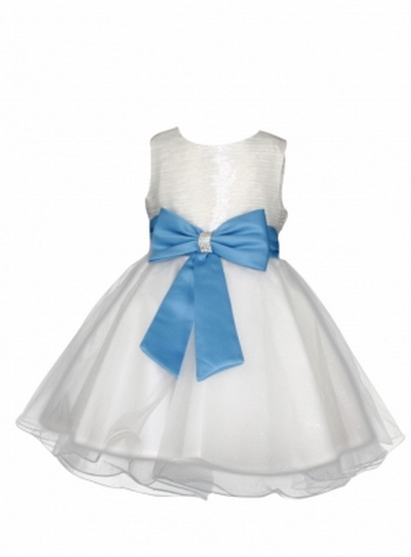 Robe ceremonie fille bleu