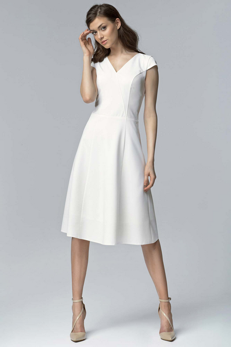 Robe blanche midi