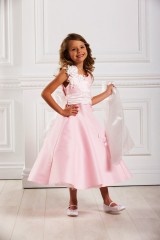 Robe ceremonie enfant rose