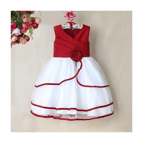 Robe ceremonie enfant rouge