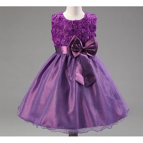 Robe ceremonie fille violette