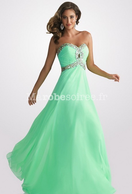 Robe cocktail verte pour mariage