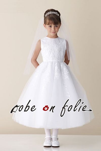 Robe communion longue