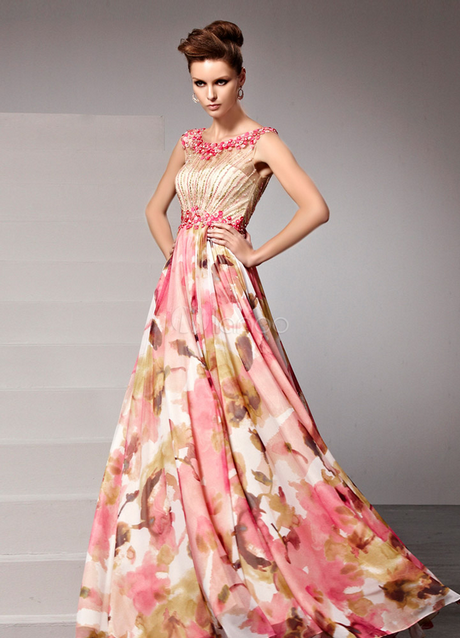 Robe de bal fleurie