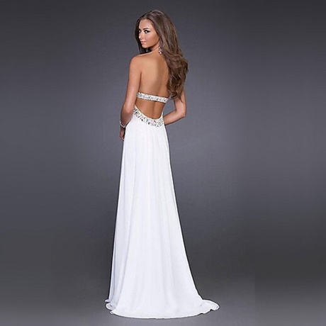 Robe de bal longue blanche