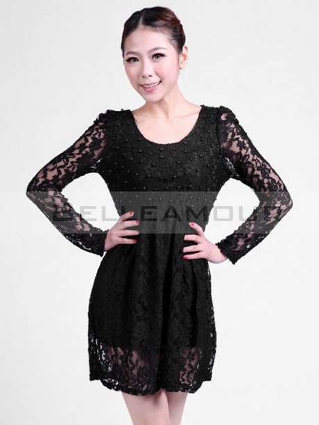 Robe de bal noir courte