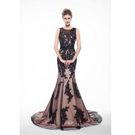 Robe de bal noir longue