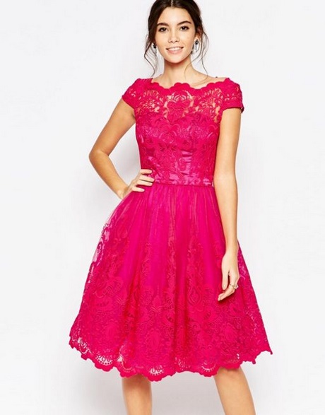 Robe de bal rose fushia