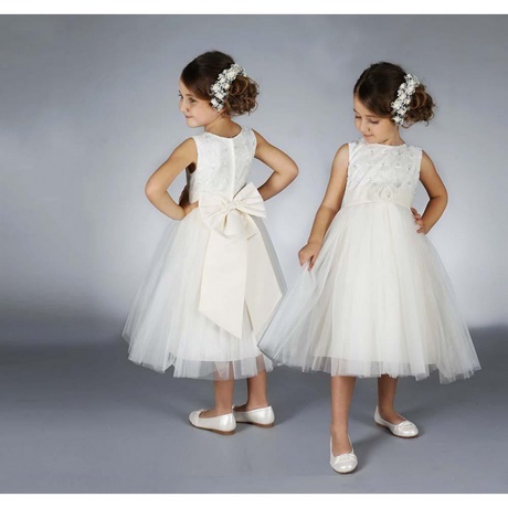 Robe de ceremonie blanche fille