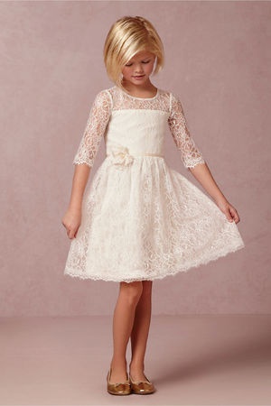 Robe dentelle ceremonie fille