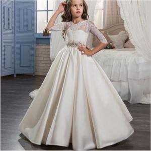 Robe fille blanche communion