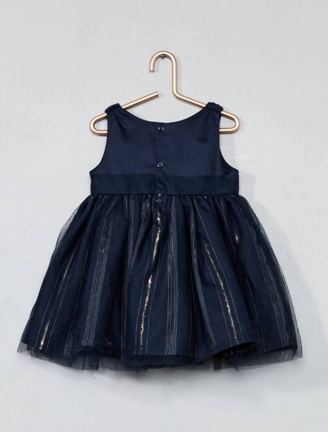 Robe fille ceremonie bleu