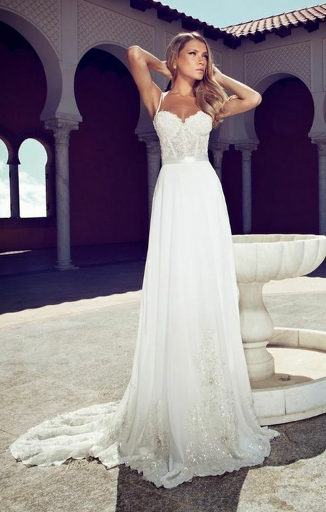 Robe mariée longue simple