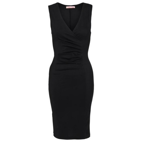 Robe mi longue noir moulante