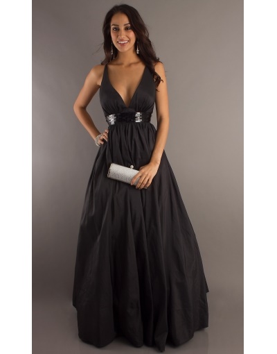 Robe noir bal