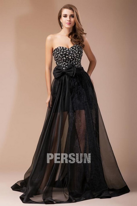 Robe noir bal