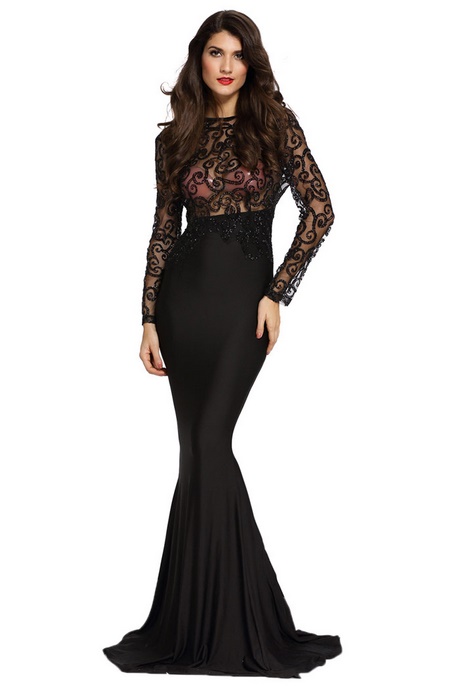 Robe noir de bal